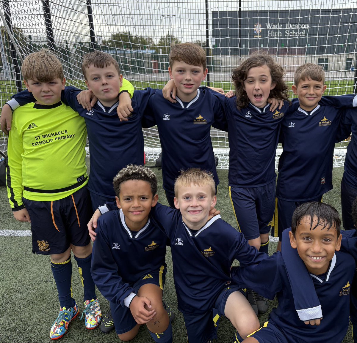 Our Year 5 and 6 boys finished the Widnes Primary Football League with a win and two draws ⚽️