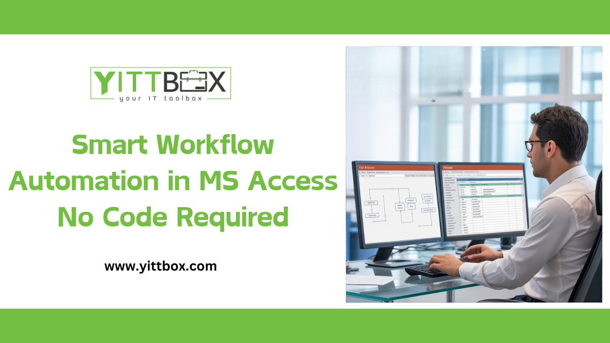 yittbox's tweet image. 🚀 Transform your Microsoft Access into a self-running system, no coding, no hassle, just smart automation that saves time and boosts productivity! ⚙️
Check out full blog here👉yittbox.com/blog-detail/sm…

#MicrosoftAccess #WorkflowAutomation #NoCodeSolutions #PowerAutomate