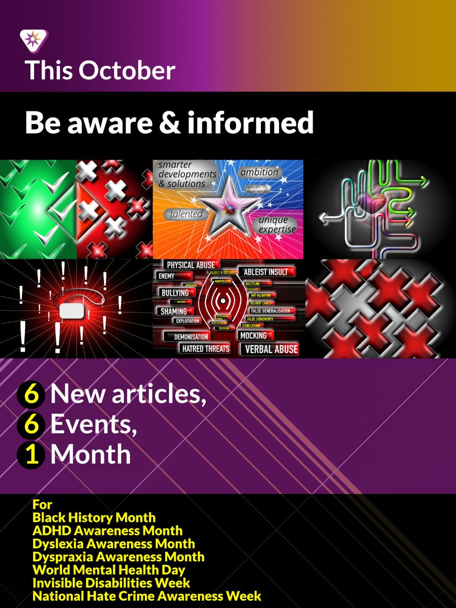 plusvalueuk's tweet photo. Inviting all to visit my specially developed articles &amp; insight for supporting this month's awareness events.
To start discovering select the online link 
https://t.co/ktzdfDZkHQ
Available until 31st October https://t.co/sTvwthYL1o