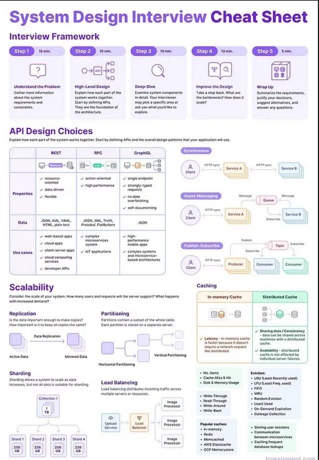PythonPr's tweet image. 4 Steps to Prepare for System Design Interviews