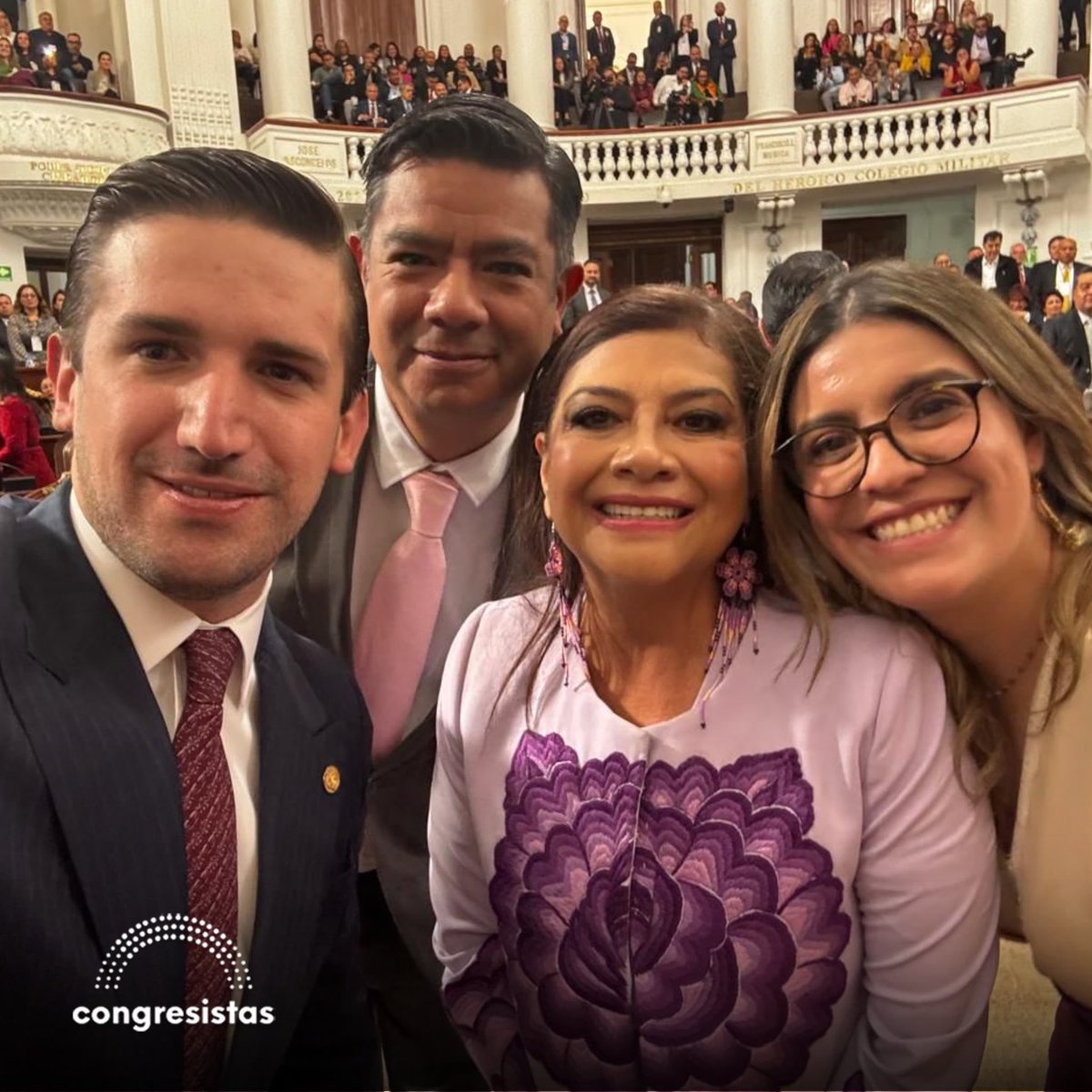 CongresistasMex's tweet image. ¡Juan Rubio [@juanrubiog] destaca la estrategia implementada por la Jefa de Gobierno, Clara Brugada [@ClaraBrugadaM] para combatir la extorsión, la violencia hacia las mujeres y el &quot;cártel inmobiliario&quot;! 

El diputado local [@Congreso_CdMex] por Morena [@GPMorenaCdMex] junto a…