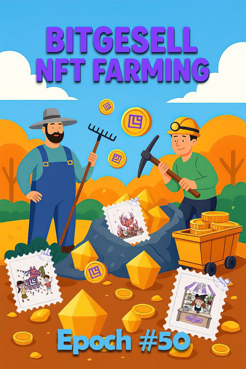 👏 Congratulations to all #NFT  holders from the #Bitgesell Road collection!

📣 50#Epoch Bitgesell NFT Free Farming has begun

‼️ Now the rewards are increasing every minute!

Good luck to all participants!
🔗 bitgesell.fun