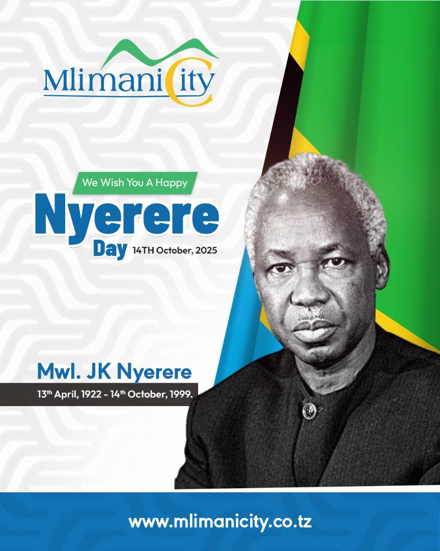 mlimanicitymall's tweet photo. Celebrating the Legacy of Mwl. J.K. Nyerere🇹🇿
Mwalimu Julius K. Nyerere, The Father of our Nation, whose legacy that built Tanzania with Unity, Love, Wisdom, Peace and still shine bright
Happy Nyerere Day! 🎉
#HappyNyerereDay #MlimaniCityMall  #Daressalaam  #Tanzania https://t.co/PzxhAijFAQ
