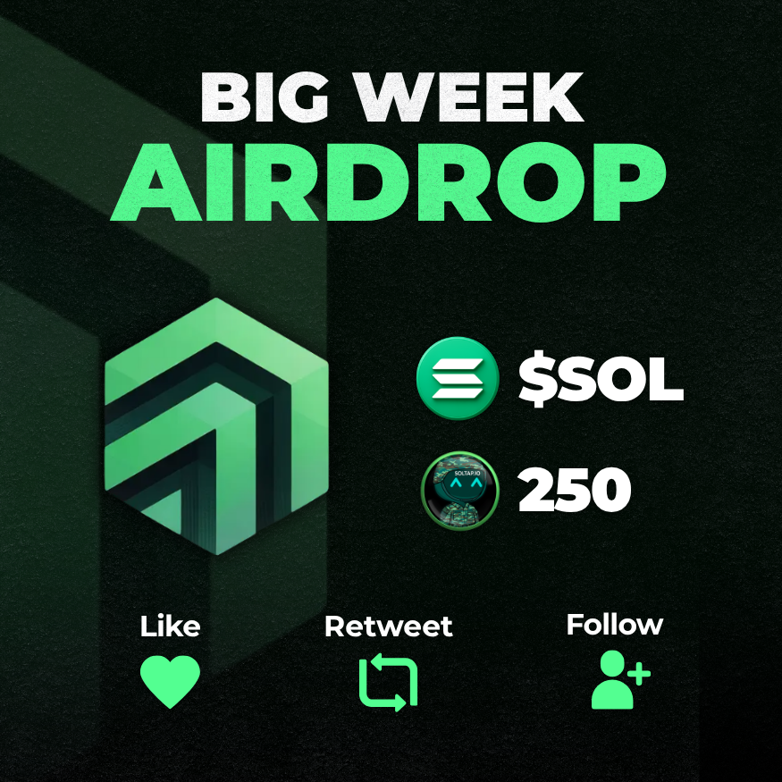 soltap_io's tweet image. BIG SOLTAP AIRDROP! 🥳
💚 Like + Repost
🫂 Follow @soltap_io
👀 Drop Your Addy
Valid Until 21 UTC ⌛️