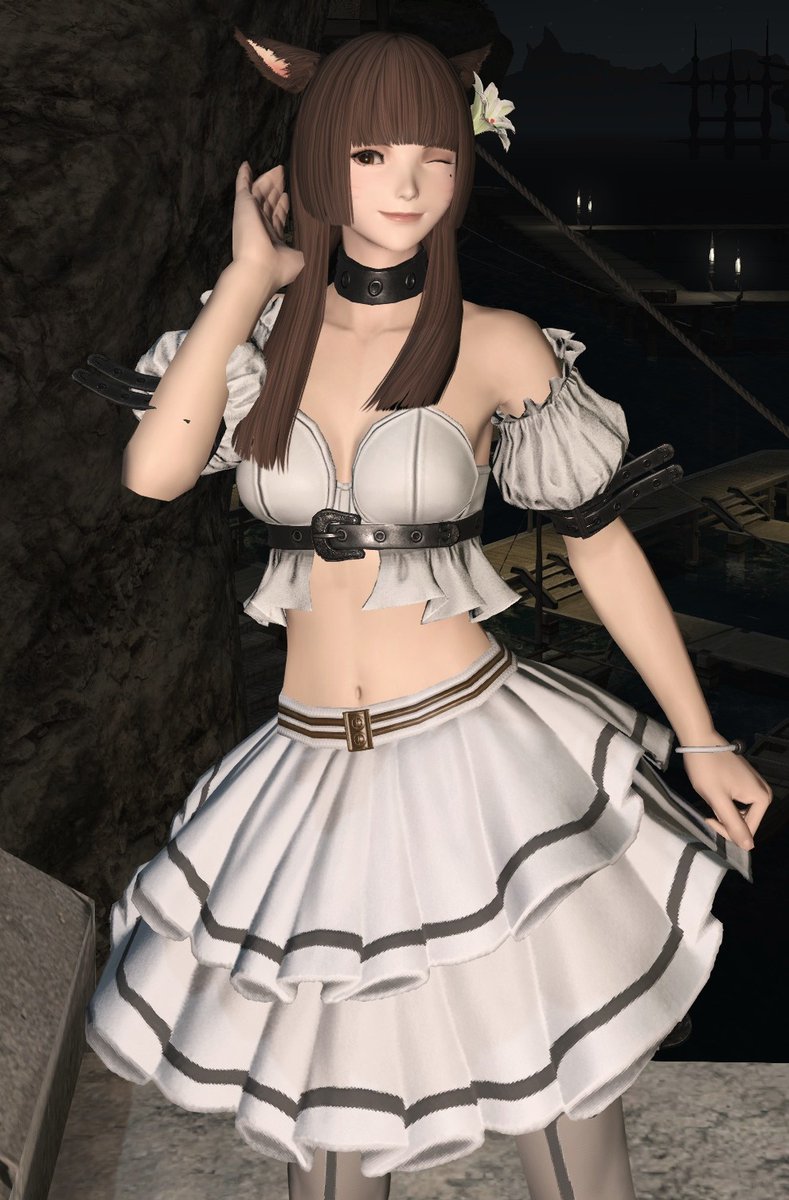 おはミコ火曜日です♪
ガラテア装備、白がかわいくていいかもー？(*´▽｀*)
いろいろ試してみようと思います✨

今日も元気にいってらっしゃい！ヾ(*´∀｀*)ﾉ
#FF14 #ミコッテ #おはミコ