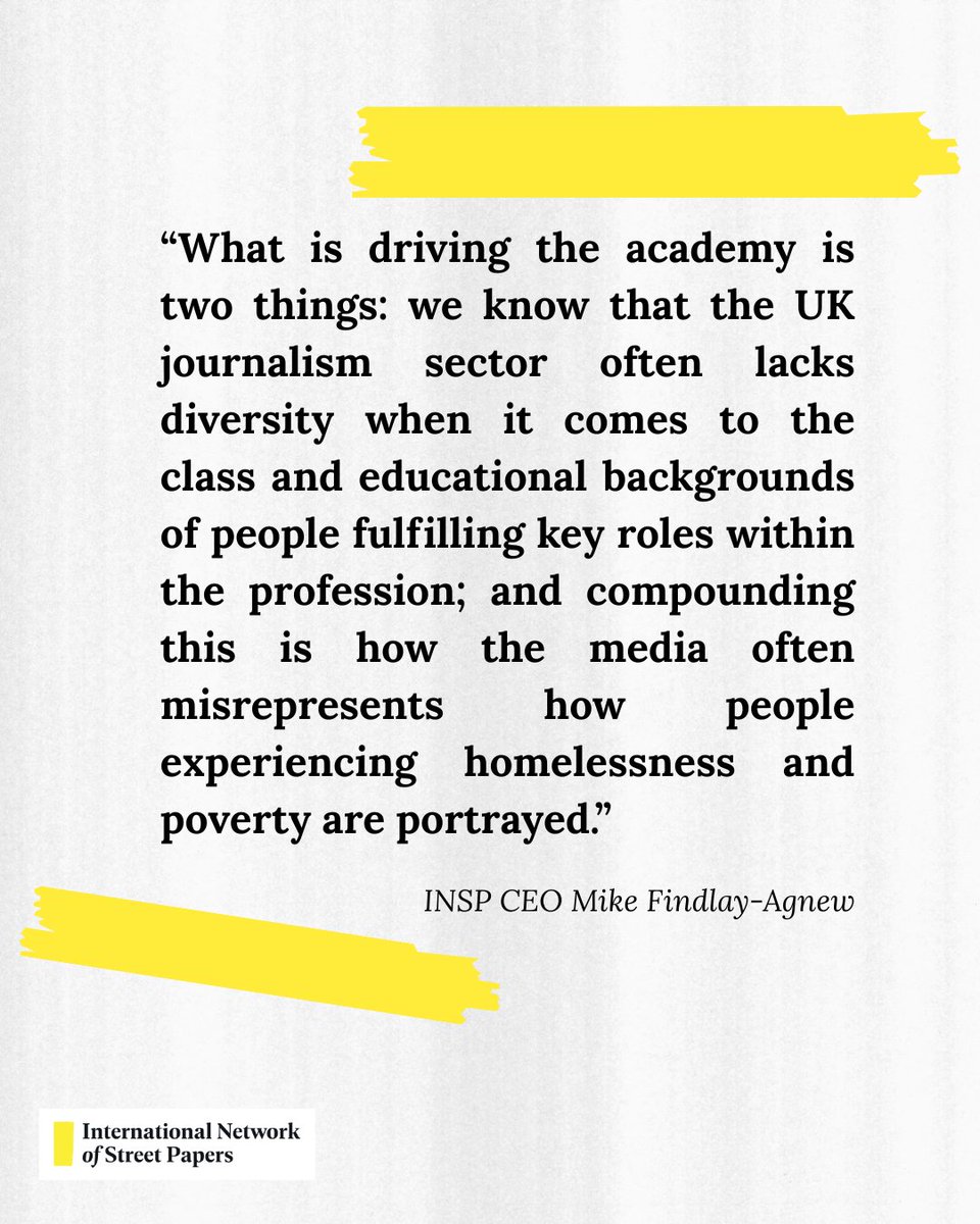 _INSP's tweet image. This year, the International Network of Street Papers piloted the Changing the Narrative Journalism Training Academy in Glasgow, Scotland. INSP CEO @MikeFindMedia reports: insp.ngo/articles/lived…