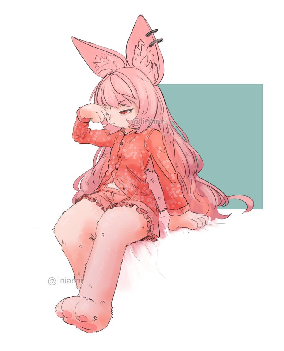 liNIANni's tweet image. #ZenlessZoneZero #ZZZ #zhao 
🐰🧊💤
Sleepy Zhao!