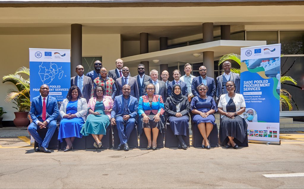 SADC_News's tweet image. Lusaka, Zambia | The 2nd Steering Committee of the #SADC Pooled Procurement Services (#SPPS) convened to advance regional health procurement, promoting access to quality, affordable medicines across the region. @GlobalFund 

#SADCHealth #RegionalIntegration #UHC #GIZ #GlobalFund
