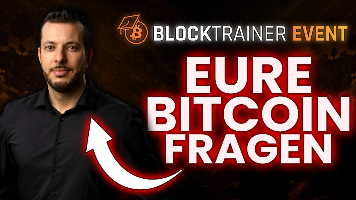 ASK ME ANYTHING - Roman Reher | Blocktrainer Event 2025 Der krönende  Abschluss des Blocktrainer Events 2025: @RomanReher beantwortet Fragen zu  Bitcoin, Freiheit, Politik und der Zukunft des Geldes! Mehr dazu im