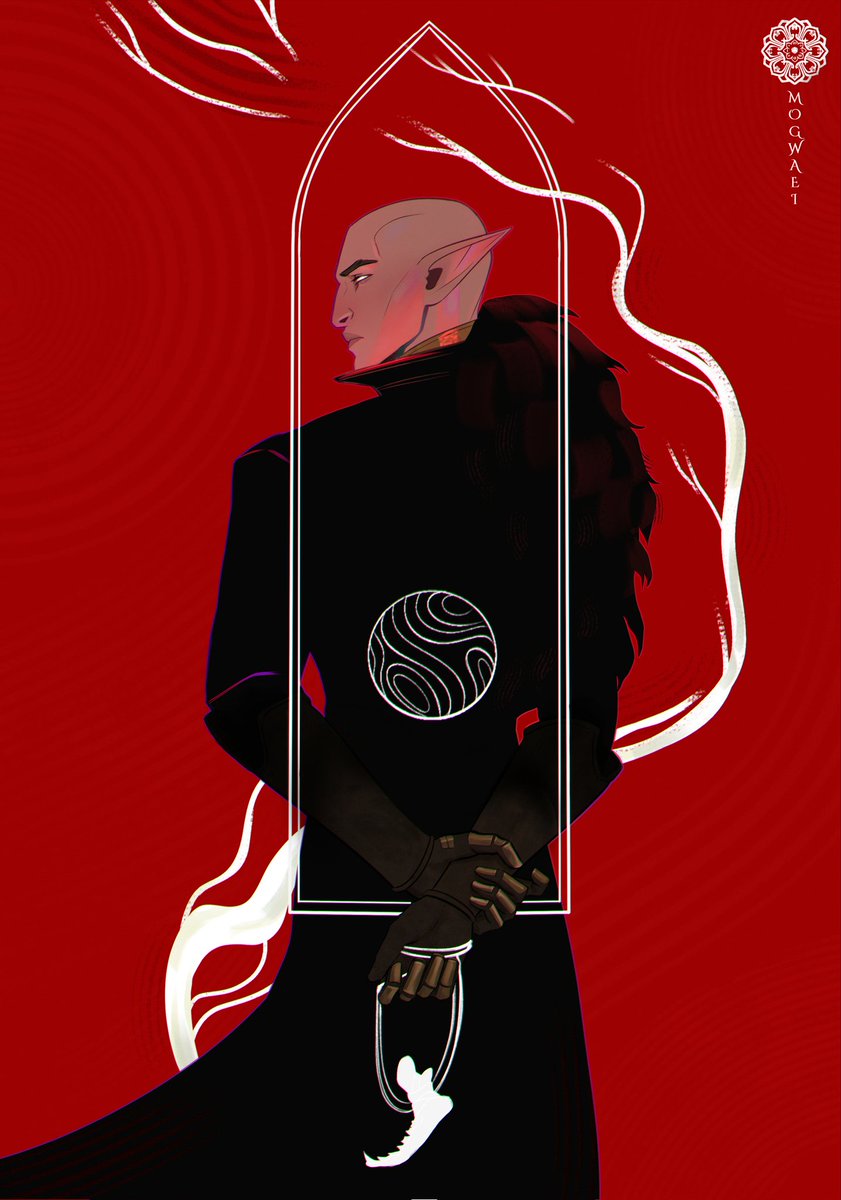 Mogwaei's tweet image. Elves aren't real, but we can draw them 
#solas #dragonage