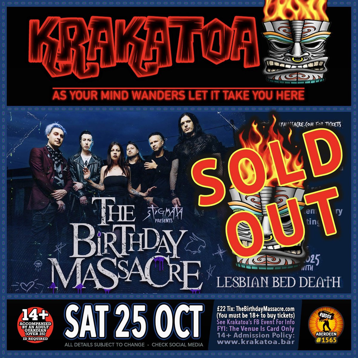 #Krakatoa #Aberdeen #Independent #Grassroots #WorkerOwned #Collective #Bar #Live #Music #Venue #DiveBar #NotADive #Gigs #Bands #Karaoke #Events #DJs #Entertainment #VolcanicTiki #AsYourMindWanders #SeenInTheDeen #RealAleFinder