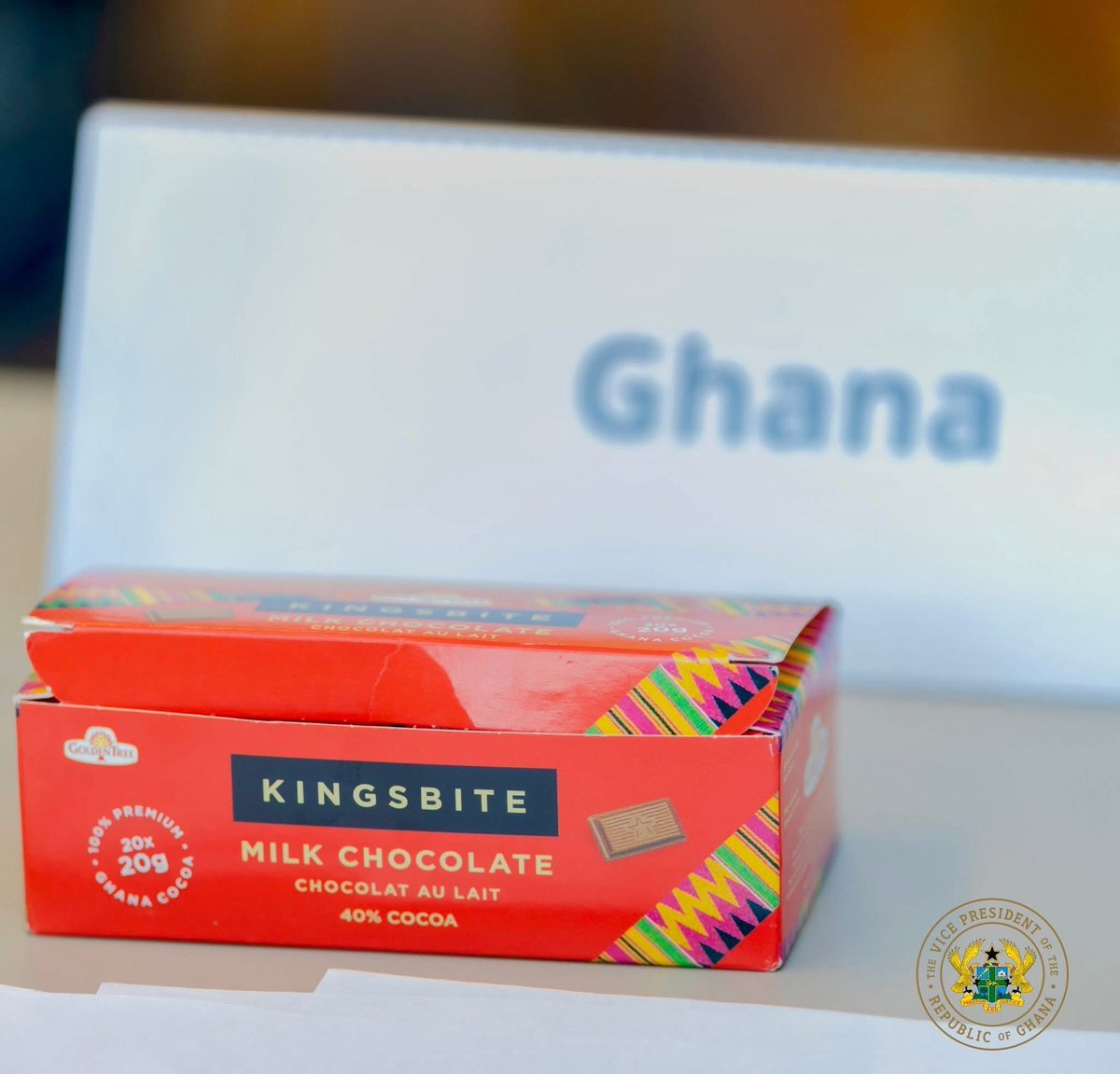 Veep showcases Ghana's Cocoa at the Global Gateway Forum...

Excellent, way to go!!