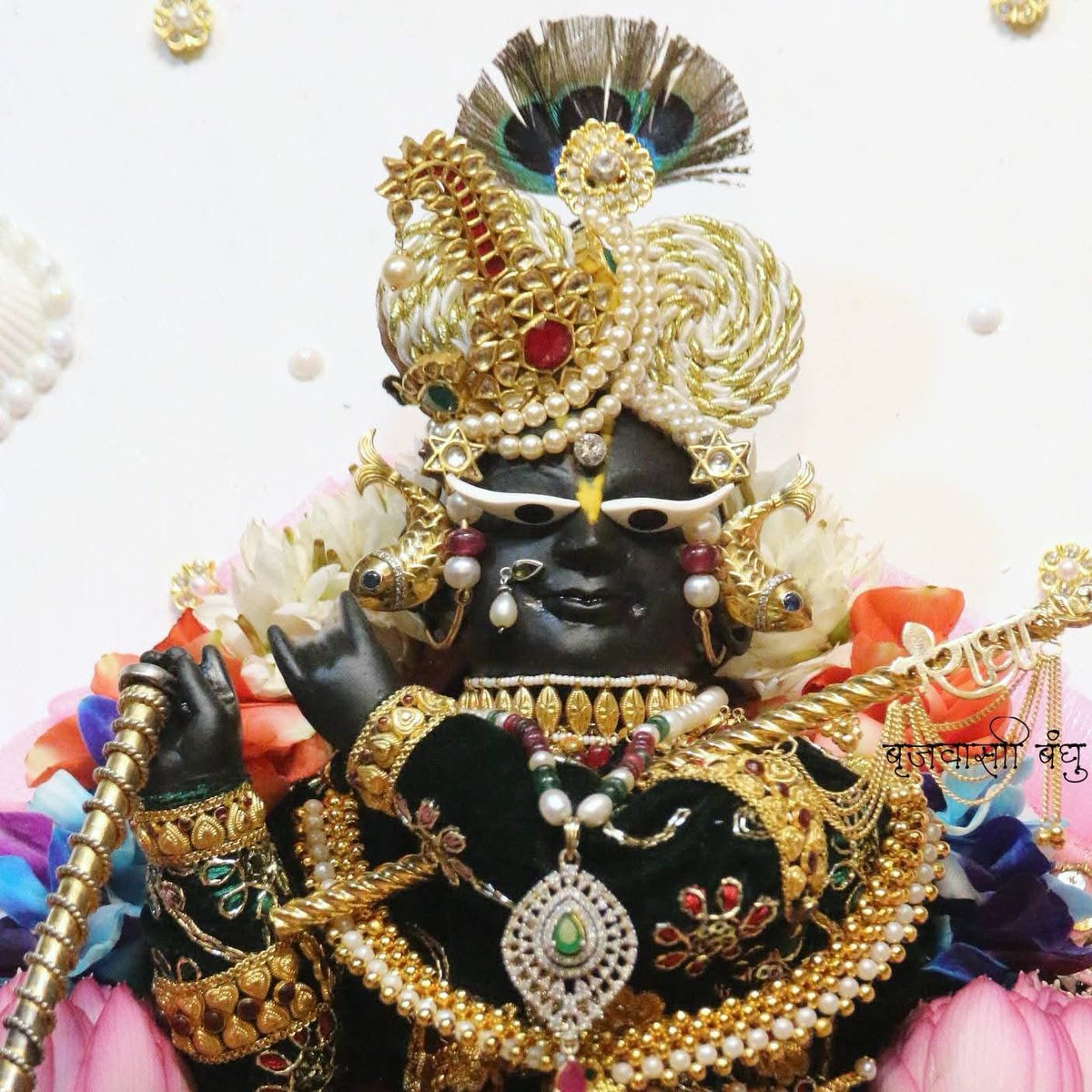 Sriradharaman's tweet image. 🌹 श्री राधारमण लाल  🌹
   🌿 श्री गोपाल भटट् जी सेवायत 🌿
 📷दिव्य *संध्या * आरती दर्शन📷
  🙏🏼 श्री राधारमणाय समर्पणम्🙏🏼