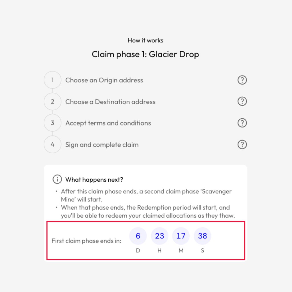 REMINDER: <a href="/MidnightNtwrk/">Midnight</a> 's Glacier Drop closes in 7 days.

Have you claimed yours?
