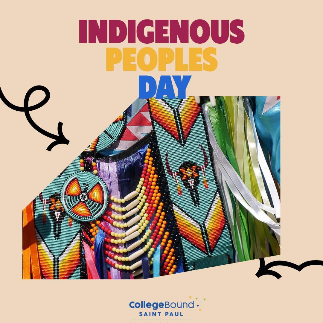 CollegeBoundSTP's tweet photo. CollegeBound Saint Paul honors Indigenous People's Day. Learn more about the land Saint Paul is on: https://t.co/BeijfSCO9l

#Indigenouspeoplesday #CollegeBound #CBSTP #CollegeSavingsAccounts #saveforyourchildsfuture https://t.co/g8GeMQnQCn