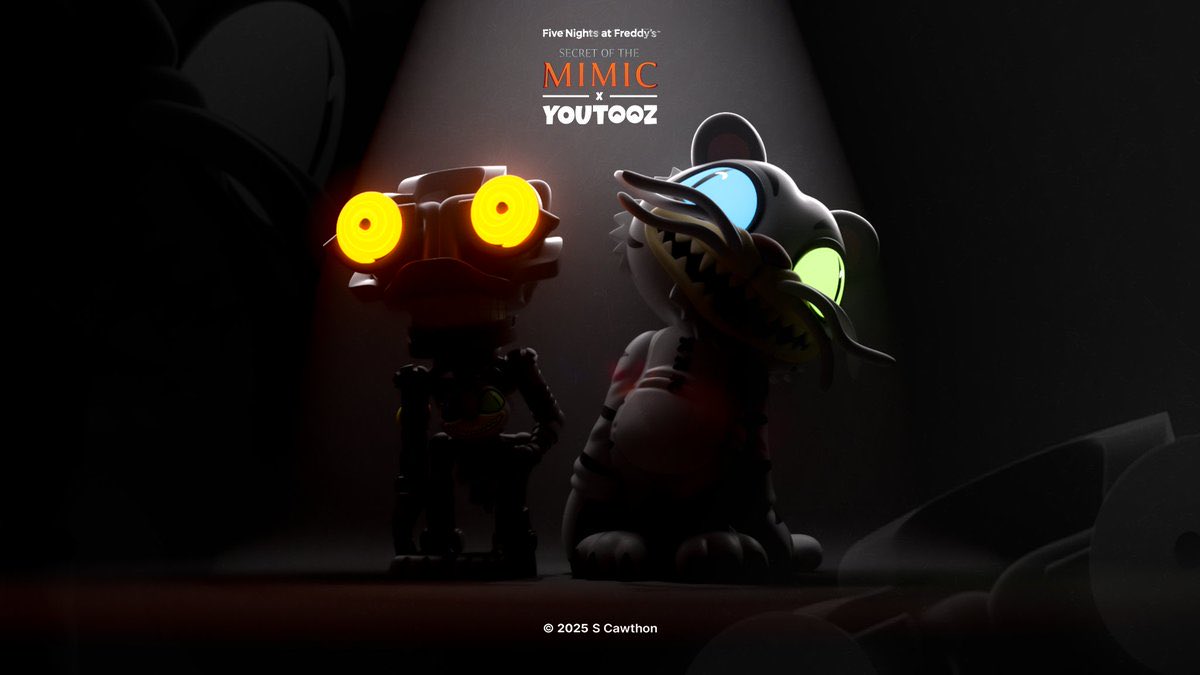 JonnyBlox's tweet image. Teaser for the Five Nights at Freddy’s: Secret of the Mimic Youtooz figures!
Includes Mimic and White Tiger. Releasing later this month 👀
(Via: youtooz)
#fnaf #fivenightsatfreddys