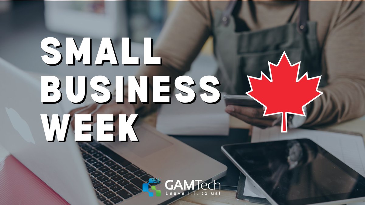 GAM_Tech_CA's tweet photo. 📢 Canadian Small Business Week (October 13–19, 2025)

🙌 Shout out your favorite small business in the comments! Let’s celebrate their success and the impact they make in our communities.

#SmallBusinessWeek #CanadianSMBs #Innovation #SupportLocal #GAMTech #ManagedIT https://t.co/5JRjshXsDx