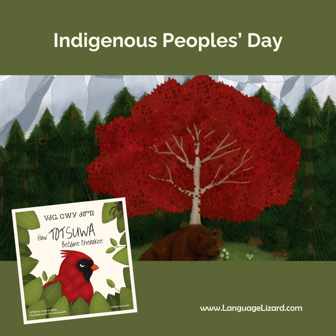 Celebrate Indigenous Peoples' Day with How Totsuwa Became Cherokee, a heartwarming coming-of-age story about the Cardinal, sacred to the Cherokee people. Visit zurl.co/RDfo for your copy today.

#indigenouspeoplesday #bilingualkidsbooks #cherokeebooks #bilingualbooks