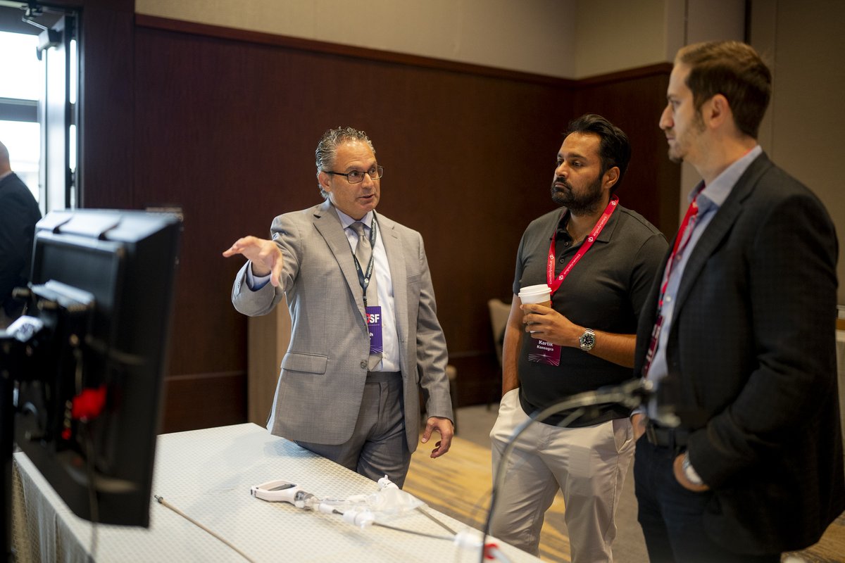 angiodynamics's tweet image. Yesterday attendees at #CVSF2025 had the chance to be part of interactive hands-on sessions that gave physicians the opportunity to engage directly with cutting-edge technologies like the AlphaVac® System, the AngioVac® System, and the Auryon® System. ▶️ bit.ly/3IQ52yI