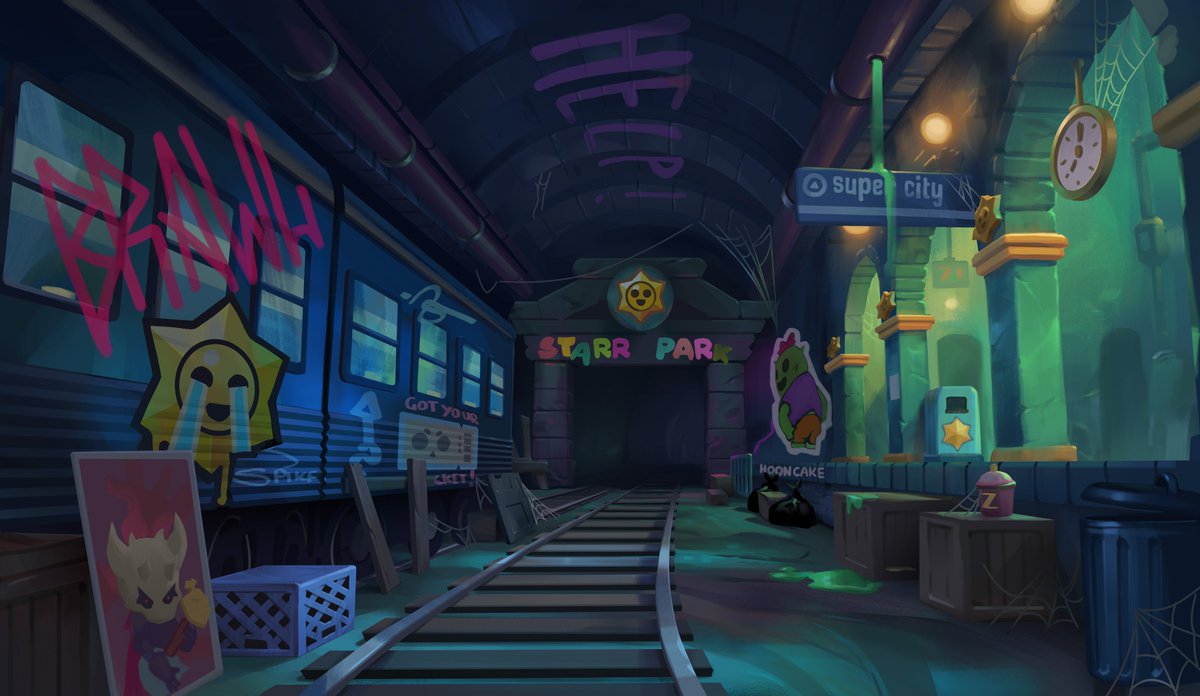 8) A história do Brawl Stars ocorre entre 1970 e 1990. (Não foi respondido por que há tantas tecnologias lá)