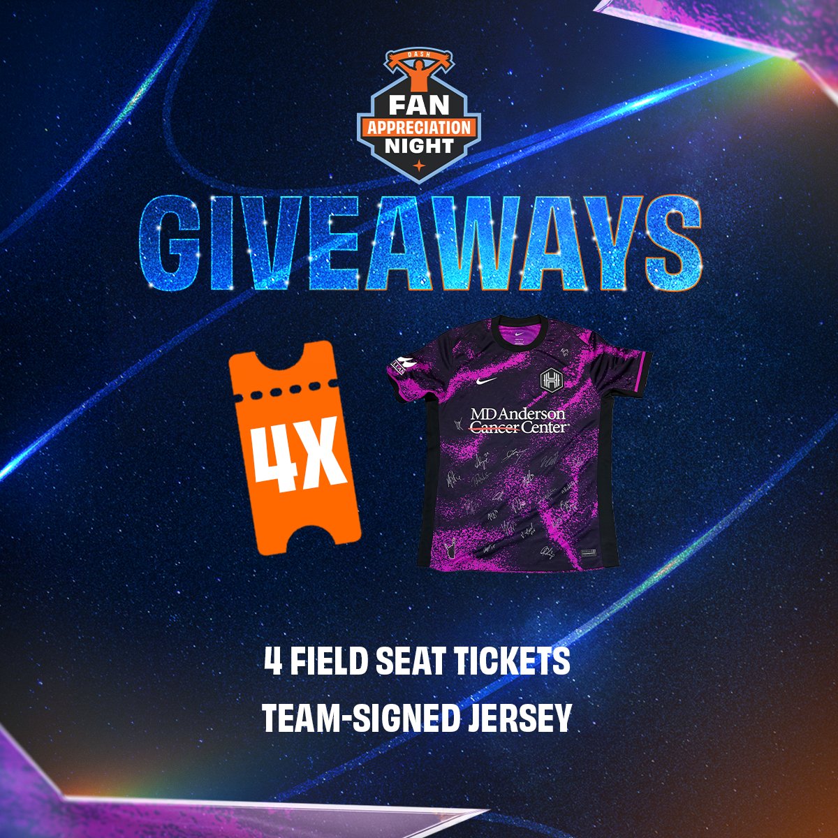 ‼️ IT'S FAN APPRECIATION WEEK ‼️

We're giving away all the best prizes across our platforms in celebration of Fan Appreciation Night this Saturday! To enter: follow, like, share and tag a friend in the comments for a chance to win big!

Rules Apply: bit.ly/4n2YURE
