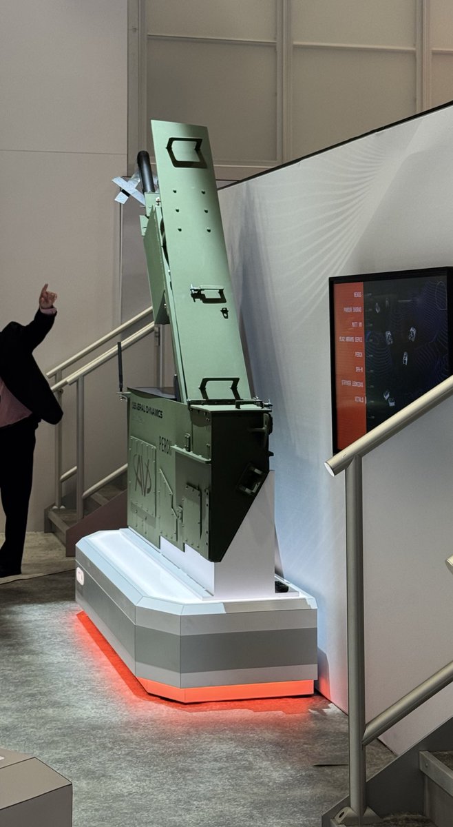 GDLS “PERCH” - turret sponson bin launcher for 1x Switchblade 600 &amp; 3 x SB300.