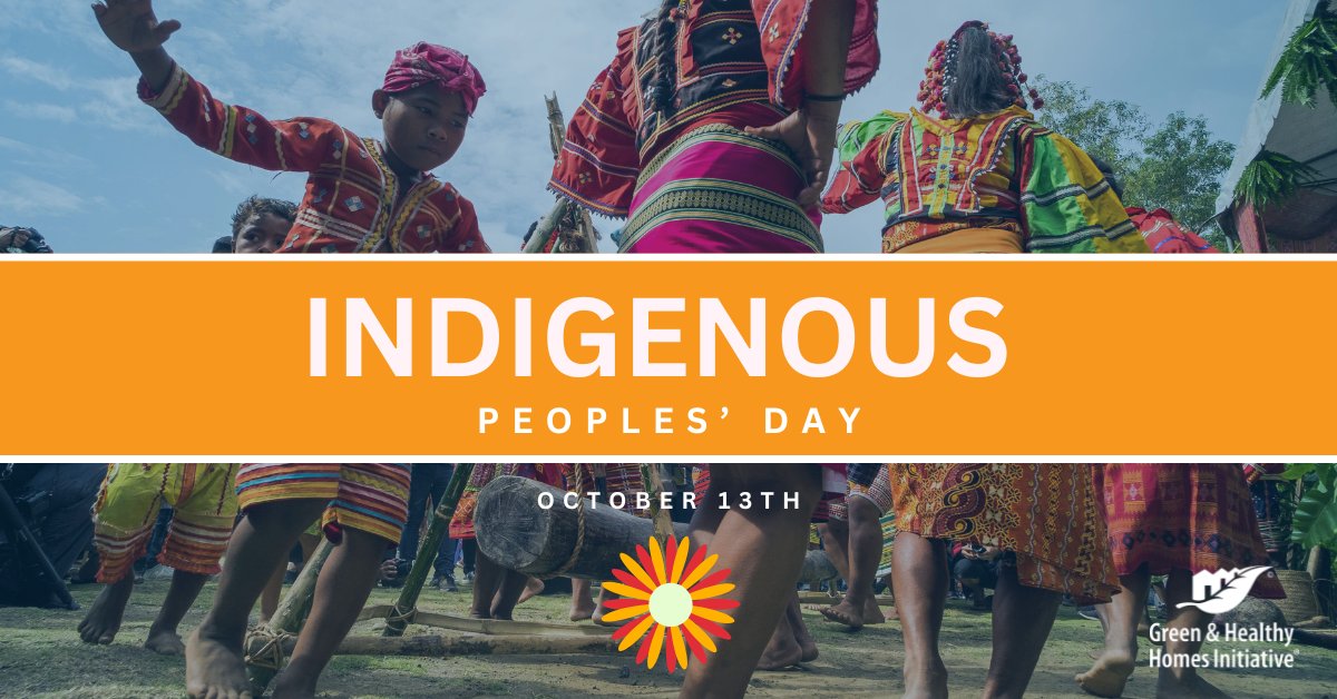 Green & Healthy Homes Initiative (@healthyhousing) on Twitter photo Today, on #IndigenousPeoplesDay, GHHI honors the strength, resilience, and leadership of Indigenous communities whose traditions, knowledge, and vision inspire safer, healthier, and more vibrant neighborhoods for all. We stand in recognition of their enduring contributions to Today, on #IndigenousPeoplesDay, GHHI honors the strength, resilience, and leadership of Indigenous communities whose traditions, knowledge, and vision inspire safer, healthier, and more vibrant neighborhoods for all. We stand in recognition of their enduring contributions to