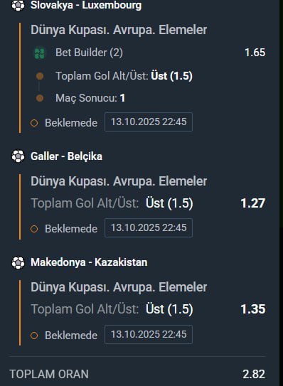 Günün kuponu hazır 💰 Risksiz banko!!

Gönderiye RT ve yorum yapan 10 kişiye 1000₺ ödül.
Oynayan herkese bol şans!🔥