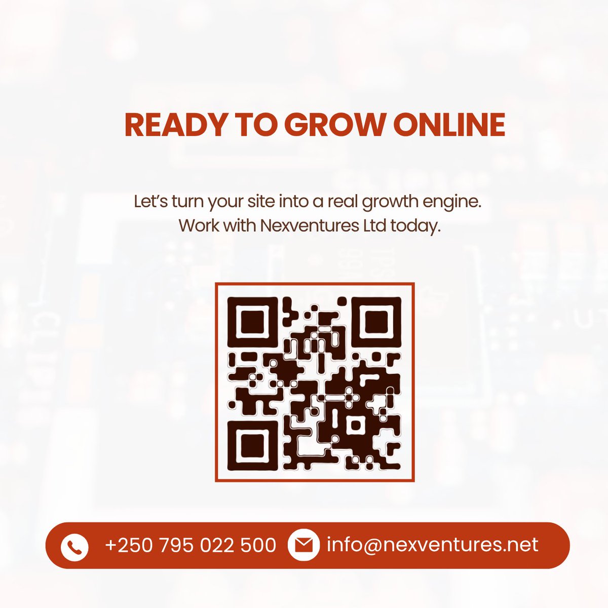 Nexventuresltd's tweet image. A good website looks nice.
A great website drives results.
At Nexventures, we help your business stand out with high-performing, SEO-ready websites built to convert.

Visit nexventures.net or call +250 795 022 500

#BusinessGrowth #WebDesign #SEO #DigitalIn #TechSolutions