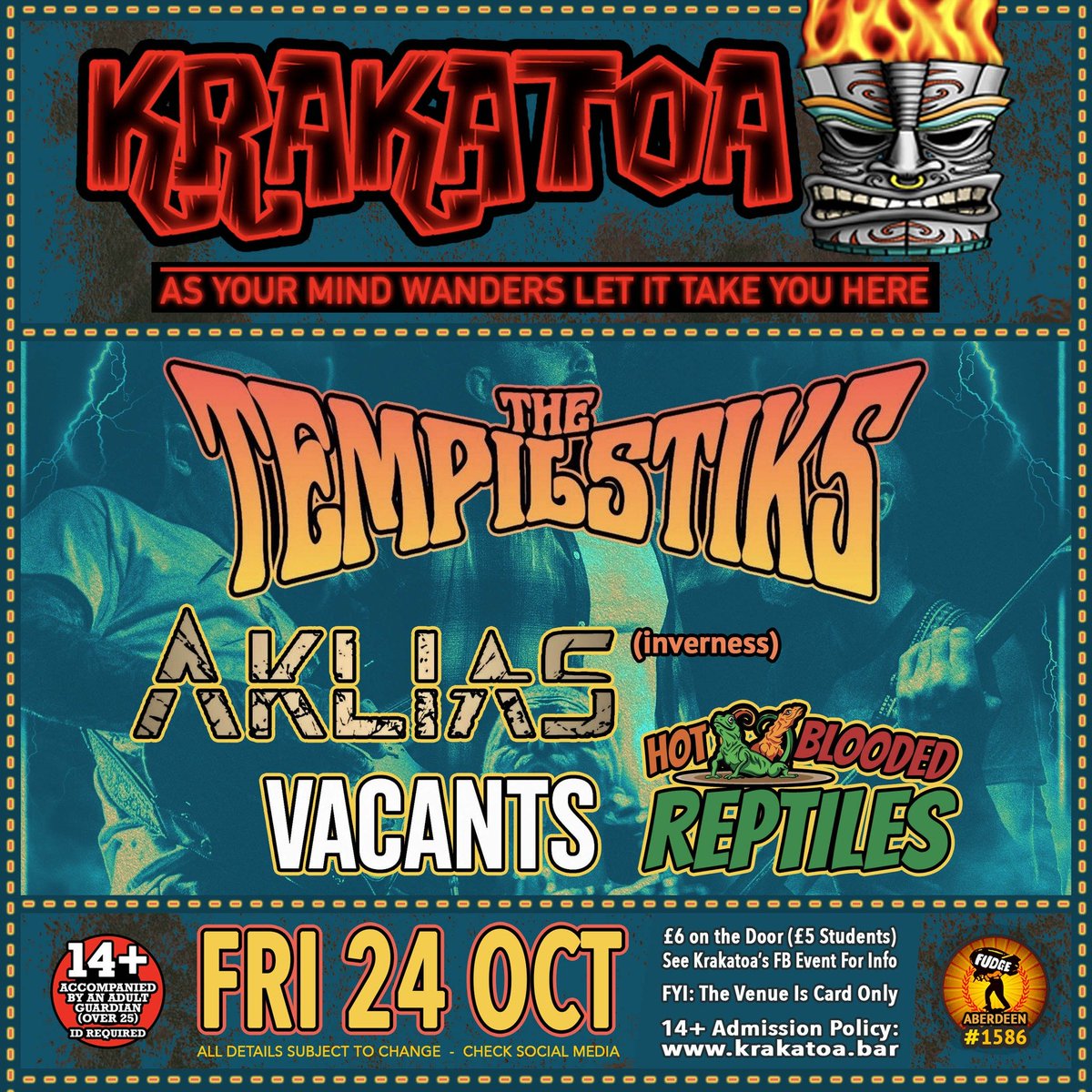 #Krakatoa #Aberdeen #Independent #Grassroots #WorkerOwned #Collective #Bar #Live #Music #Venue #DiveBar #NotADive #Gigs #Bands #Karaoke #Events #DJs #Entertainment #VolcanicTiki #AsYourMindWanders #SeenInTheDeen #RealAleFinder