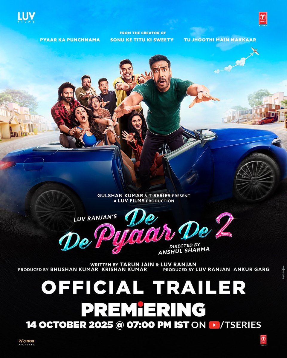 DkG (@dineshgarg__) on Twitter photo #DeDePyaarDe2 Trailer out Tomorrow. 
#AjayDevgn #RakulPreetSingh #RMadhavan #DeDePyaarDe2 Trailer out Tomorrow. 
#AjayDevgn #RakulPreetSingh #RMadhavan