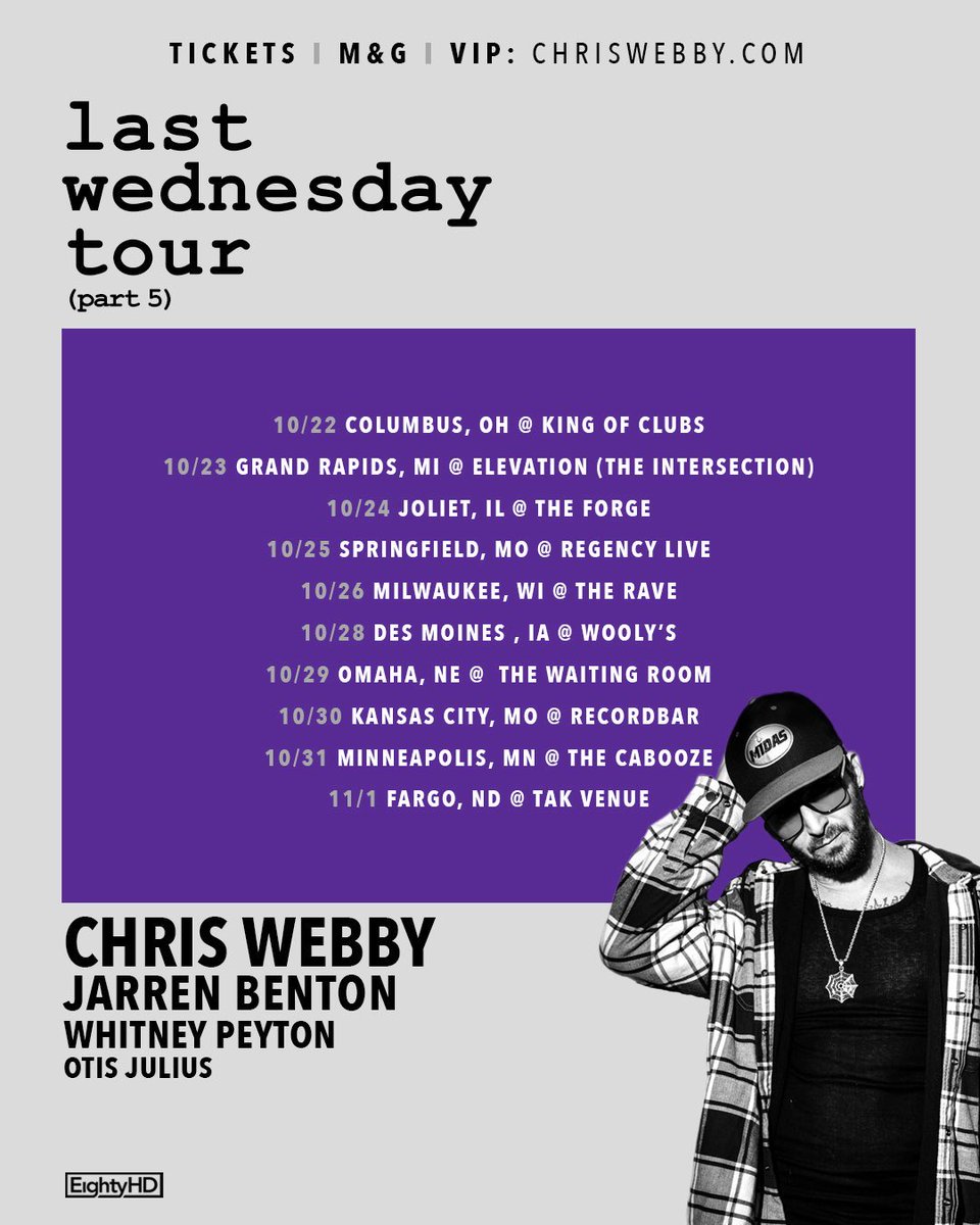 Happy Birthday to <a href="/ChrisWebby/">Chris Webby</a>! 🥳

Get your tickets for the #LastWednesdayTour NEXT WEEK: chriswebby.com/tour