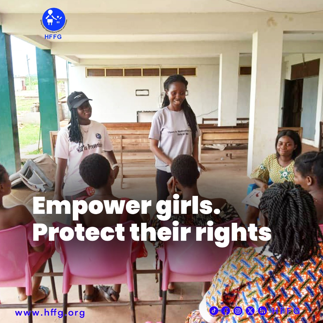 Girls’ rights are human rights. Let’s create equal opportunities for all Adolescent Girls and Young Women (AGYW) to thrive.

#AGYW #GirlsRights #HumanRights #EmpowerGirls