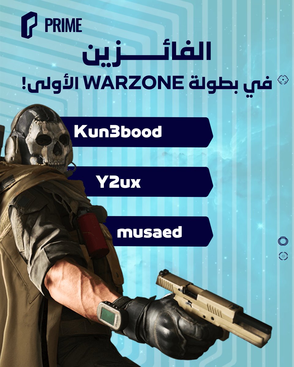 تعرفوا على أبطال Warzone الأولى، في الأسبوع الأول من البطولة 👏🤩

مبروك لكم يا أبطال الفوز المستحق💙

#تصدر_برايم
