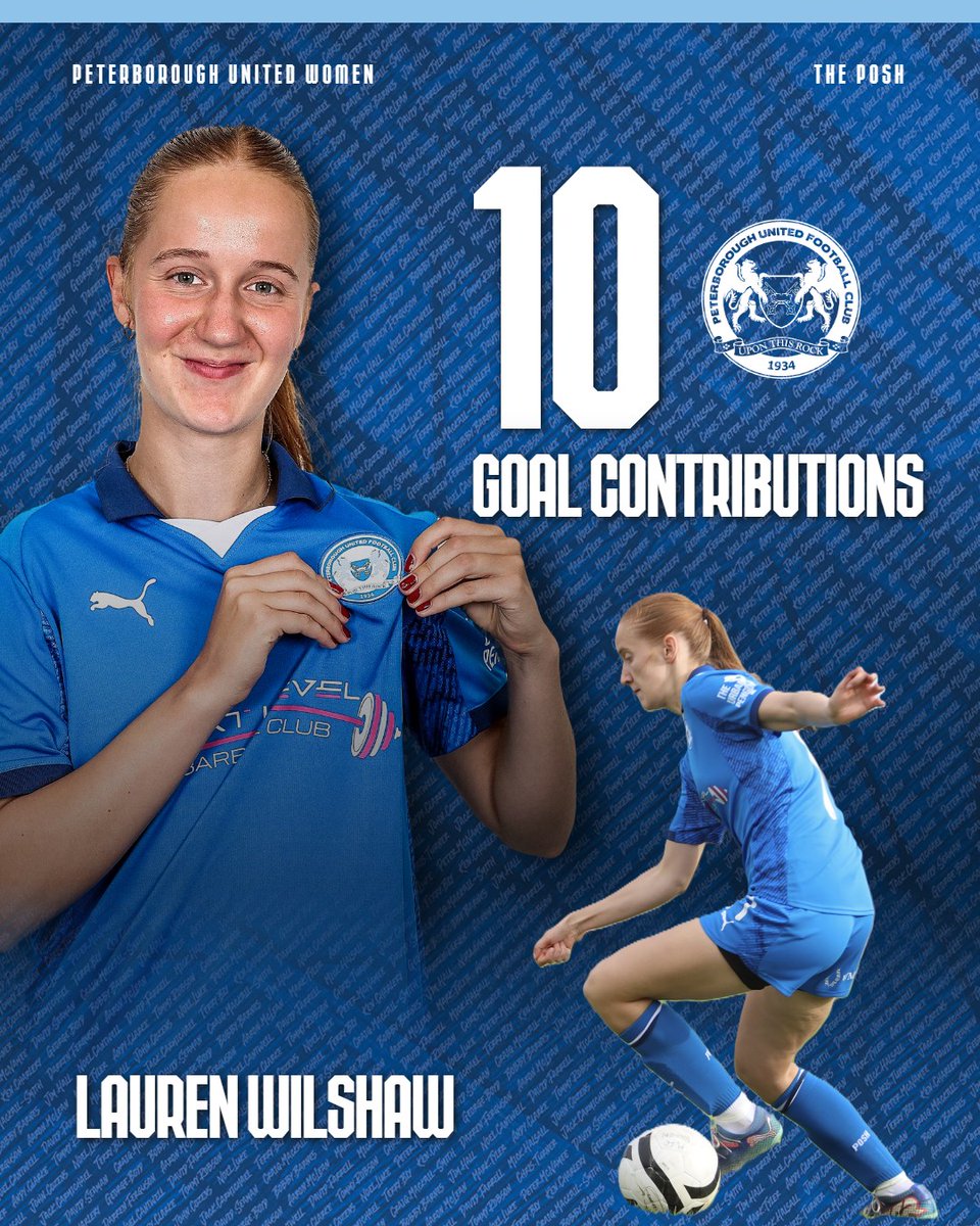 theposhwomen's tweet image. Starting as she means to go on 💫

Ten goal contributions and counting in all competitions for our number 17 this season 👏

#pufc