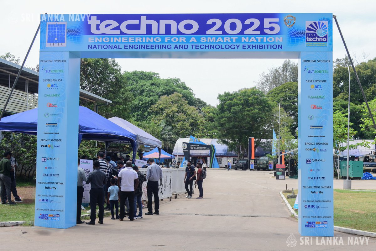 srilanka_navy's tweet image. At the recent TECHNO 2025 exhibition organized by the IESL, the @srilanka_navy captivated audiences with a strong display of its engineering innovations. #TechShowcase

Read more: shorturl.at/ohv3H