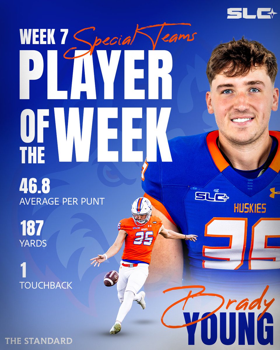 Big-time plays on special teams by Brady Young earns him this week’s conference recognition ‼️

#TheStandard | #DawgsUp