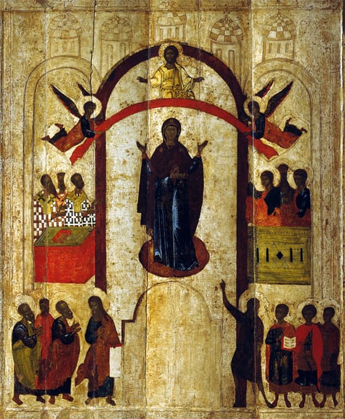 Vandam56632795's tweet image. Когда закроет вечность время,
Глас трубный мертвых воскресит,
И книга совести все бремя
Грехов моих изобличит.
 
Покров Ты верным и ограда;
К Тебе молюся всей душой:
Спаси меня, моя отрада,
Умилосердись надо мной!
 
Н. В. Гоголь  
14 октября День Покрова.