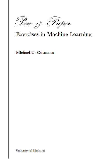 victor_explore's tweet image. Free book to practice Machine Learning using Pen and Paper 🤟Link in comment.