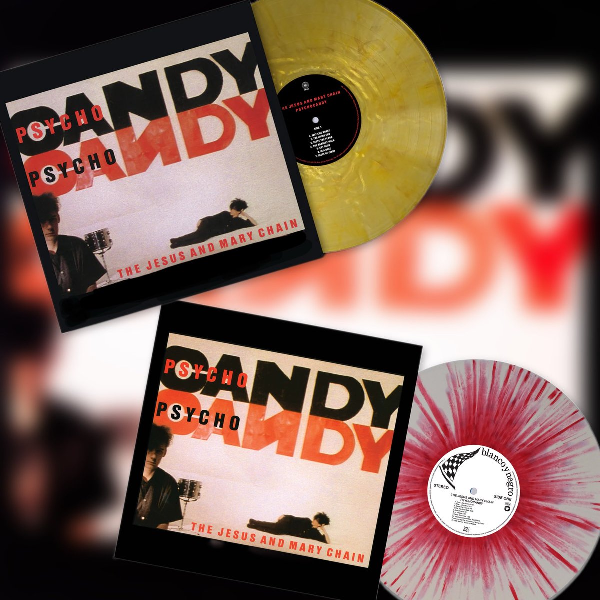 Celebrating 40 years of Psychocandy: National Album Day -  ltd edition red &amp; white splatter vinyl issued through Warner. Release date: 18 Oct.

For US fans,  black &amp;  hot honey vinyl on Third Man Records. Release date: 14 Nov.

More info: themarychain.com