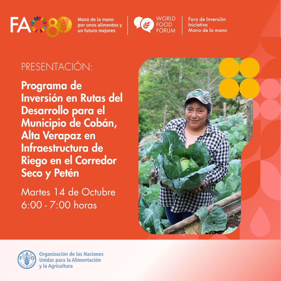 🔸 Las notas de inversión serán presentadas por la Secretaria Privada de la Presidencia de Guatemala (<a href="/SPP_GT/">Secretaría Privada de la Presidencia GT</a>), Ana Glenda Tager Rosado; y la Ministra de Agricultura Ganadería y Alimentación (<a href="/MagaGuatemala/">MAGA Guatemala</a>), María Fernanda Rivera.