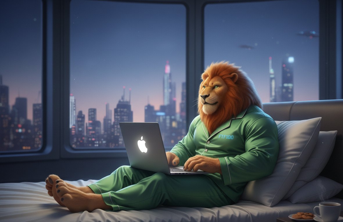 🌙 “Bedtime charts hit different when you’re a lion. GN lions 🦁 #FTF100”