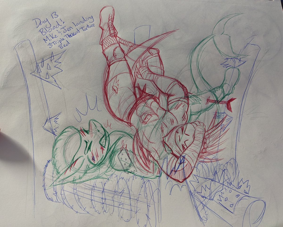 Fightober Day 13 Blood

Jenn Parken and Mad Mike taking a BIG dive into a Triple Threat Torture Bed devise.... There will be blood...

#fightober #fightober2025 #blood