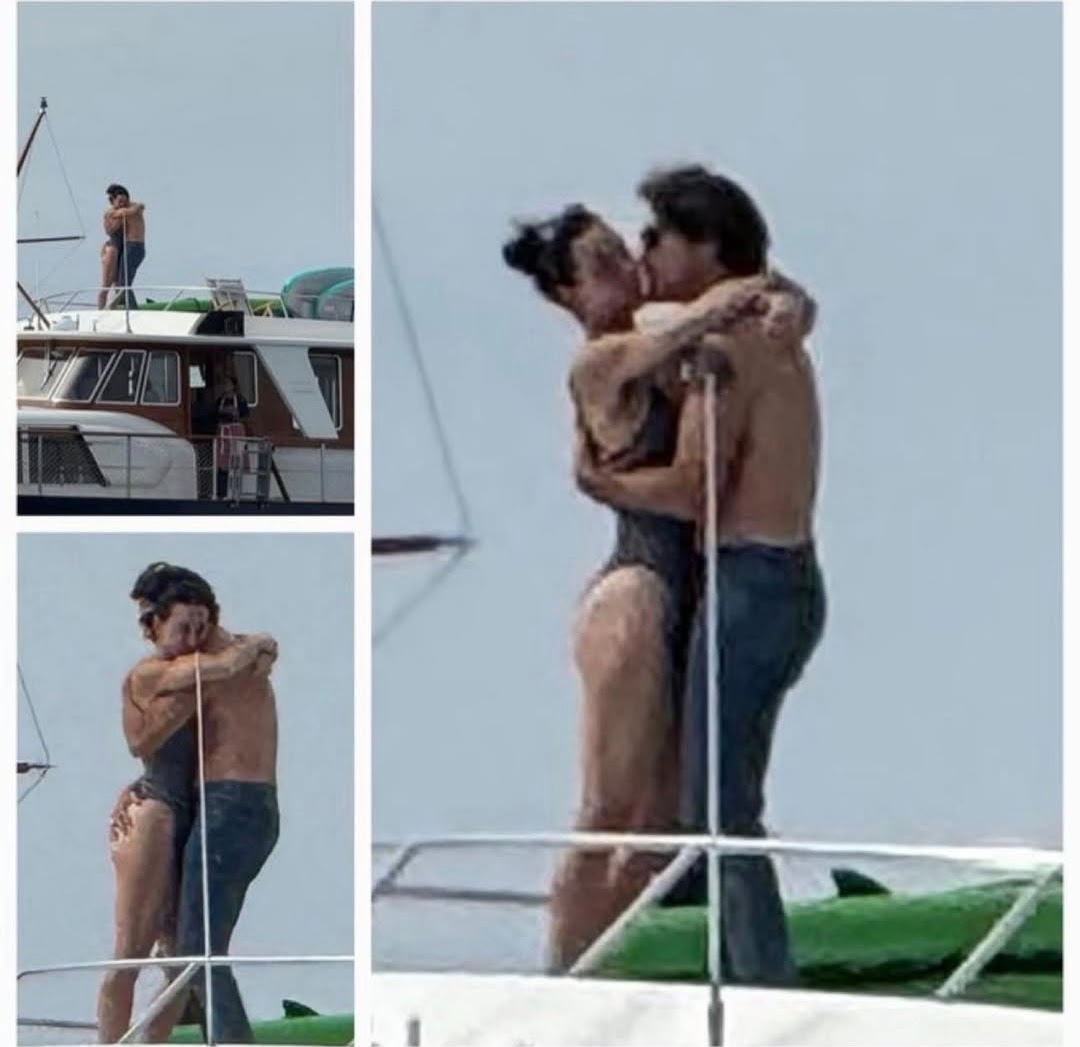 deplorable24_7's tweet photo. An astronaut and a straight man hang out on a yacht https://t.co/ieJGGwTBHh