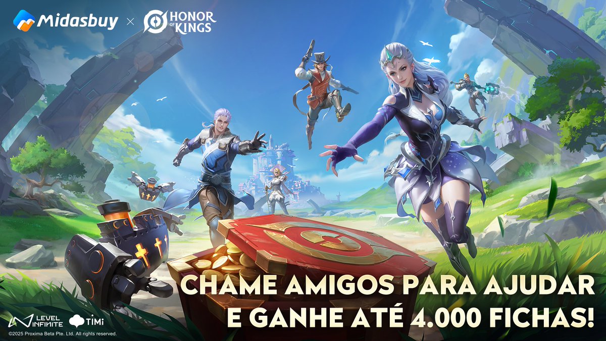 Esta é uma ótima oportunidade para ganhar bônus de fichas!

Conclua a primeira compra todos os dias na loja Midasbuy para ter a chance de participar do evento de assistência
Compartilhe seu link para ganhar muitas fichas!

Link: midasbuy.com/midasbuy/hk/bu…

#HOK #Midasbuy
