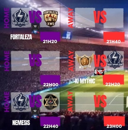 Départ ce soir pour <a href="/XI_Epsilon_/">SSC Epsilon CP</a> en <a href="/VPGFrance_/">VPG France</a> L2 et <a href="/SwissVPG/">VPG Switzerland 🇨🇭</a> L4 .

Bonne saison a vous les gars 💪💪💪