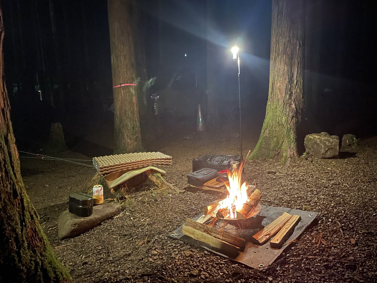 ashunaka's tweet photo. 洞川温泉🏕️
撤収の時も雨降ってしんどかったけど、帰りの電車ではもうまた行きたくなってた笑

帰りの駅で青のシンフォニーに会えました😊 https://t.co/cJFRNgX87Z