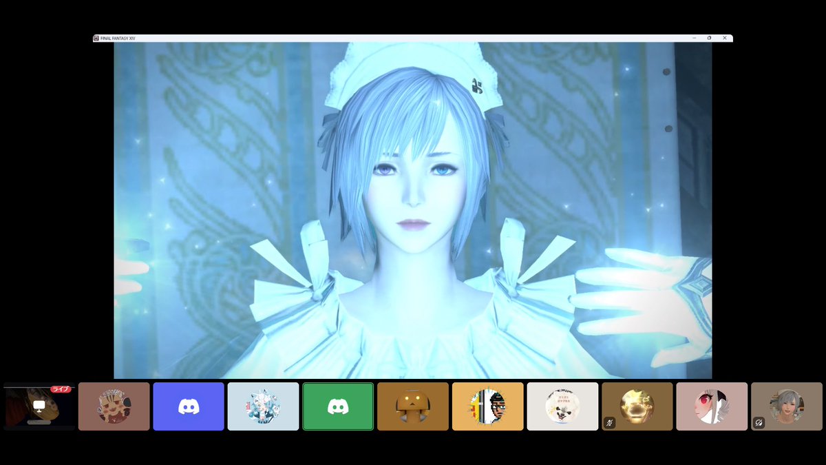 えぬ夫の暁月のフィナーレを見届けた。
配信の裏側は大盛り上がりやし、人とゲームするのが久々で楽しかったな😌