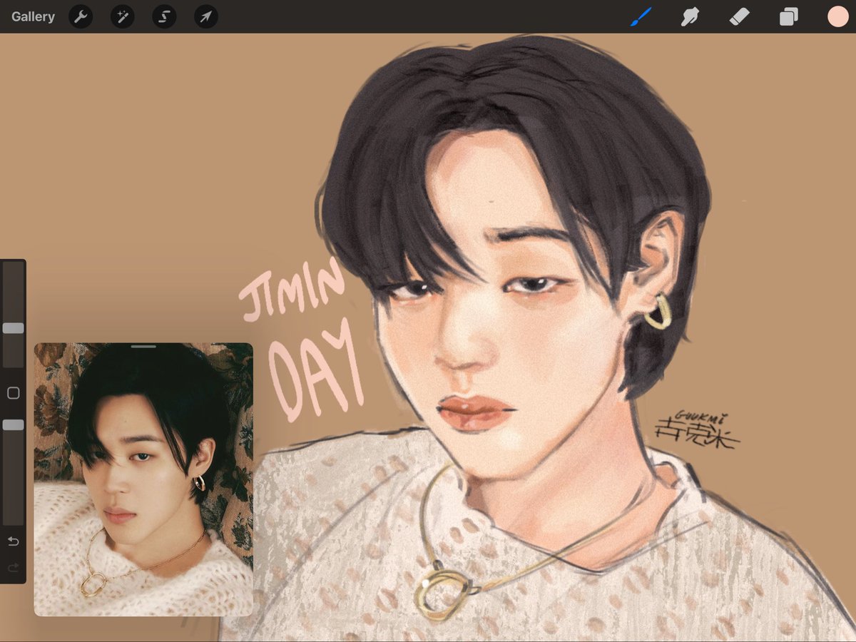 guukmi's tweet image. late doodle for the kings birthday #JIMINDAY #jiminfanart #btsfanart #JiminDay2025