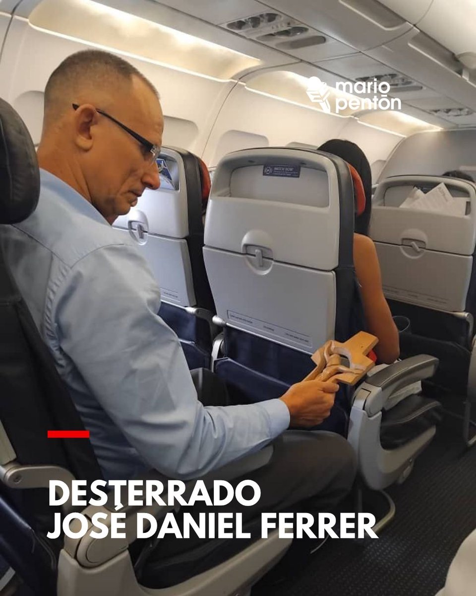 🚨 #ULTIMAHORA

⭕El régimen cubano liberó y desterró a José Daniel Ferrer, líder de la UNPACU.

⭕El opositor viaja ahora hacia Miami, confirmaron sus familiares a Martí Noticias.

⭕Un equipo consular de la Embajada de EEUU en Cuba acompañó a Ferrer y a su familia en medio de